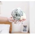 Miniatyrbild 5 av 5: 3 st Dubbelfärgad Plast Mesh Duschboll Loofah Badsvamp Bulk Duschpuffar för Rengöring