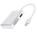 Miniatyrbild 5 av 8: 4-i-1-adapter Mini DP till VGA/DVI/DP/ för HDMI-adapterkonverter för dator
