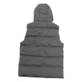 Miniatyrbilde 2 av 8: Oppvarmet vest med hette - Rask oppvarming - Jakke med 7 områder med karbonfiber - Konstant temperatur - USB-port for utendørs ski - XL - Grå