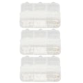 Miniatyrbillede 1 af 8: 3 Box DIY Nail Art Faux Pearl Rhinestones Moderigtigt blomsterformet neglecharme dekoration til neglekunstner