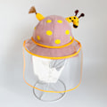 Miniatyrbild 1 av 5: Ansiktsmaskhatt Transparent Giraff Bomull Vår Höst Baby Ansiktsmask Kepsar för Småbarn Rosa