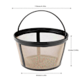 Miniatyrbillede 5 af 5: Kaffefilter Universal Permanent med Solid Bund Designet