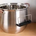 Miniatyrbillede 2 af 5: 2 sæt Låg Holder til Slow Cooker til Madlavning med Silikone Vask, Sort
