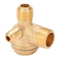Miniatyrbillede 3 af 8: Kontraventil Messing Material Trådforbindelse Luftkompressor Pumpe Tilbehør 1/2x3/8x10