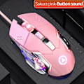 Miniatyrbild 4 av 4: Tyst RGB Gamingmus - USB-ansluten - 6 Knappar Optisk - Datormus för Gamers Svartmute