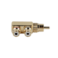 Miniatyrbillede 8 af 8: 2 STK AV-splitterstik RCA-han til 2-hun Audio Video Adapter-stik