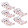 Miniatyrbilde 8 av 8: 5 stk Parallel Stitch Presser Foot Plast Klar Husholdning Symaskiner Tilbehør