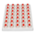 Miniatyrbilde 2 av 8: 35 stk rød bryter forhåndssmurt 3 pins lineær RGB SMD-bryter kompatibel for Cherry MX-brytere for mekaniske tastaturer