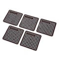Miniatyrbillede 3 af 8: 5 stk Skæremåtte PVC Mini Sød Dobbeltfarvet Selvhelbredende Skærebræt til Quiltning Syning Scrapbog 6 X 6 cm
