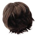 Miniatyrbilde 3 av 8: Kort rett parykk med lugg, dame, fasjonabel, elegant, varmebestandig syntetisk parykk for cosplay-fest