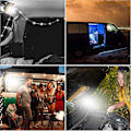 Miniatyrbillede 4 af 5: Bærbar Genopladelig LED Arbejdslys - 30W, 1500lm, Magnetisk Base - Perfekt til Camping, Vandreture, Nødreparation af Bil