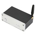 Miniatyrbillede 4 af 8: Bluetooth 5.1 Effektforstærker Lav Effekttabsløsning Kraftig Dekodningsformat Hjemme Lydforstærker 110‑240V Sølv EU Stik