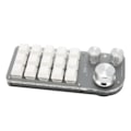 Miniatyrbilde 8 av 8: Programmerbar tastatur 15 taster 3 knotter blå bryter mekanisk minnefunksjon mini tastatur for spillkontor media