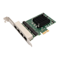 Miniatyrbild 2 av 8: 8111G T4 PCI E X1 4-portars Gigabit-server-nätverkskort 10/100/1000 Mbps Gigabit Ethernet-serveradapter för mjuk routing