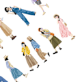 Miniatyrbilde 8 av 8: 40 stk. figurklistremerker med jentetema, DIY-klistremerker for utklippsbøker, journaler, notatbøker, mobildeksler, vannflasker, gå alene