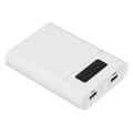 Miniatyrbild 1 av 8: M09 4x18650 DIY Powerbank med mikroingång LED-display Svetsfri batteriförvaringsbox Vit