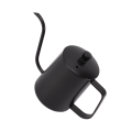 Miniatyrbillede 2 af 8: Lille Pour Over Kaffekedel i Rustfrit Stål - Præcis Kontrol af Kaffe - Gooseneck Tudekedel til Drypkaffe - Sort - 600ml