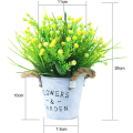 Pikkukuva 4 / 5: Keltainen sisäkäyttöinen keinotekoinen Gypsophila kukkaruukkukoristelu kotiin ja toimistoon