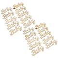 Miniatyrbilde 7 av 8: 20 stk. Baby Letter Wood Pieces 90x45mm Holdbar, sikker bruk, enkel å skrive, personlig modellering DIY Wood Crafts
