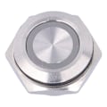 Pikkukuva 5 / 8: 5 kpl Momentary Push Button Switch Metal Auto Reset Ultra Thin Vedenpitävä LED 16mmAC220V Keltainen