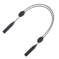 Miniatyrbillede 8 af 8: Anti-slip Sportsbriller Strap Cord Briller Band Rope String Holder