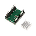 Miniatyrbillede 2 af 5: 7 x Stepper Motor Driver A4988 med køleplader Mendel til 3D Printer Rep Rap