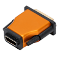Miniatyrbilde 8 av 8: DVI-hann til HD-multimedia-grensesnitt-hunn-adapter støtter 1080P for PS3/PS4/projektor/HDTV