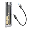 Miniatyrbild 2 av 5: M2 SSD-fodral M.2 NVME SSD-kapsling Portabel