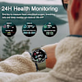 Miniatyrbillede 5 af 5: K56pro Smartwatch til Mænd og Kvinder - Sort Fitness Smartwatch