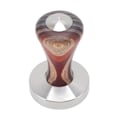 Miniatyrbillede 2 af 8: Farverig træ kaffepresser med flad bund i rustfrit stål til kaffeaccessories 58mm