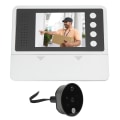 Miniatyrbilde 5 av 8: Digital dørkikkhullsviser videoringeklokke Kamera 4 ringetoner Night Vision 2-veis intercom for Homes Leilighetskontor