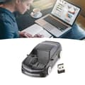 Miniatyrbillede 6 af 8: Sportsvogn Formet Trådløs Computermus 2.4G Høj Præcisionssensor Computermus til Laptop Sort