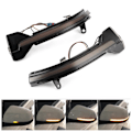 Miniatyrbild 5 av 8: Sidobackspegel Blinkers LED Dynamiskt Flytande Indikator Passar för F10 F11 F07 F18 F01 F02 F03