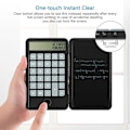 Miniatyrbillede 4 af 5: Lommeregner, standardfunktion skrivebordslommeregner, med 6,5 tommer LCD-skrivetablet