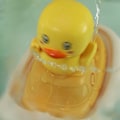 Miniatyrbillede 2 af 8: Baby badelegetøj badekar legetøj and badelegetøj med sprøjtende ænder badekar brusehoved legetøj sommer vandlegetøj til drenge piger