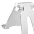 Miniatyrbillede 7 af 8: Tablet Stativ Aluminiumlegering Letvægts Sølv Skrivebord Tablet Holder Mobiltelefon Stativ