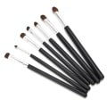 Miniatyrbillede 4 af 8: 7 stk Make Up Brushes Set Cosmetic Foundation Powder Blush Concealers Øjenskyggebørster Sort og Sølv