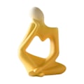 Miniatyrbillede 1 af 8: Tænker Keramisk Vase Moderne Tænker Vase til Pejs Stue Køkken Stue Gul