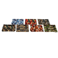 Miniatyrbillede 2 af 8: 7 stk camouflage bomuldsstof firkantet 18,9 tommer brede, forskellige stilarter Blødt åndbart patchworkstof til Craft DIY