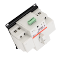 Miniatyrbild 8 av 8: Dubbel automatisk omkopplare 63A 2P 4KA Brytning CB Nivå Elektrisk väljaromkopplare 230V Normal typ