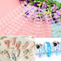 Miniatyrbillede 5 af 5: Professionel Transparent Oval Falske Negle Tips Display Stativ til Manicure Dekoration DIY