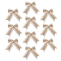 Miniatyrbilde 3 av 8: 10 stk Burlap Sløyfe Blonder Rynket Sløyfe Håndlaget Håndverk Jul Bursdag Bryllup Dekorasjon