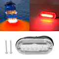 Pikkukuva 6 / 8: LED-vedenalaisvalaisin, vedenpitävä merialus, jahdin pohjavalaisin DC12V 3WRed