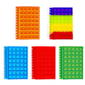 Miniatyrbild 2 av 8: Push Bubble Notebook Mjukt Silikonfodral Dekompressionsinspelningsbok Extrusionsbubbelbok