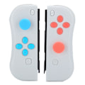 Pikkukuva 3 / 8: Joycon-peliohjain, langaton Bluetooth-peliohjain Nintend Switchille, oikea vasen (vaaleanharmaa)