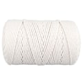 Miniatyrbild 5 av 8: Vit Macrame Cord 4mmx21,9 Yards Macrame Rep Bomullslina för vägghängande Växthängare Hantverk Stickning