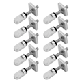 Miniatyrbilde 2 av 8: 10 stk 316 rustfritt stål finneskrue M4x19mm rustsikker surfebrettskrue for longboards finer