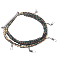 Pikkukuva 2 / 8: Perhokalastus Nailonpunottu Lanyard Kaulakoru Kalastuspihdit Patch Forcep Tippet Pidike Työkalut