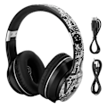 Pikkukuva 1 / 8: Langaton Bluetooth-kuuloke BT5.0 Melunvaimennus Stereo Musiikki Taitettava UrheilukuulokeMusta Hopea