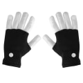 Miniatyrbilde 3 av 8: LED-hansker Fingerlys som blinker 6 moduser Pustende elektriske LED-blinkhansker